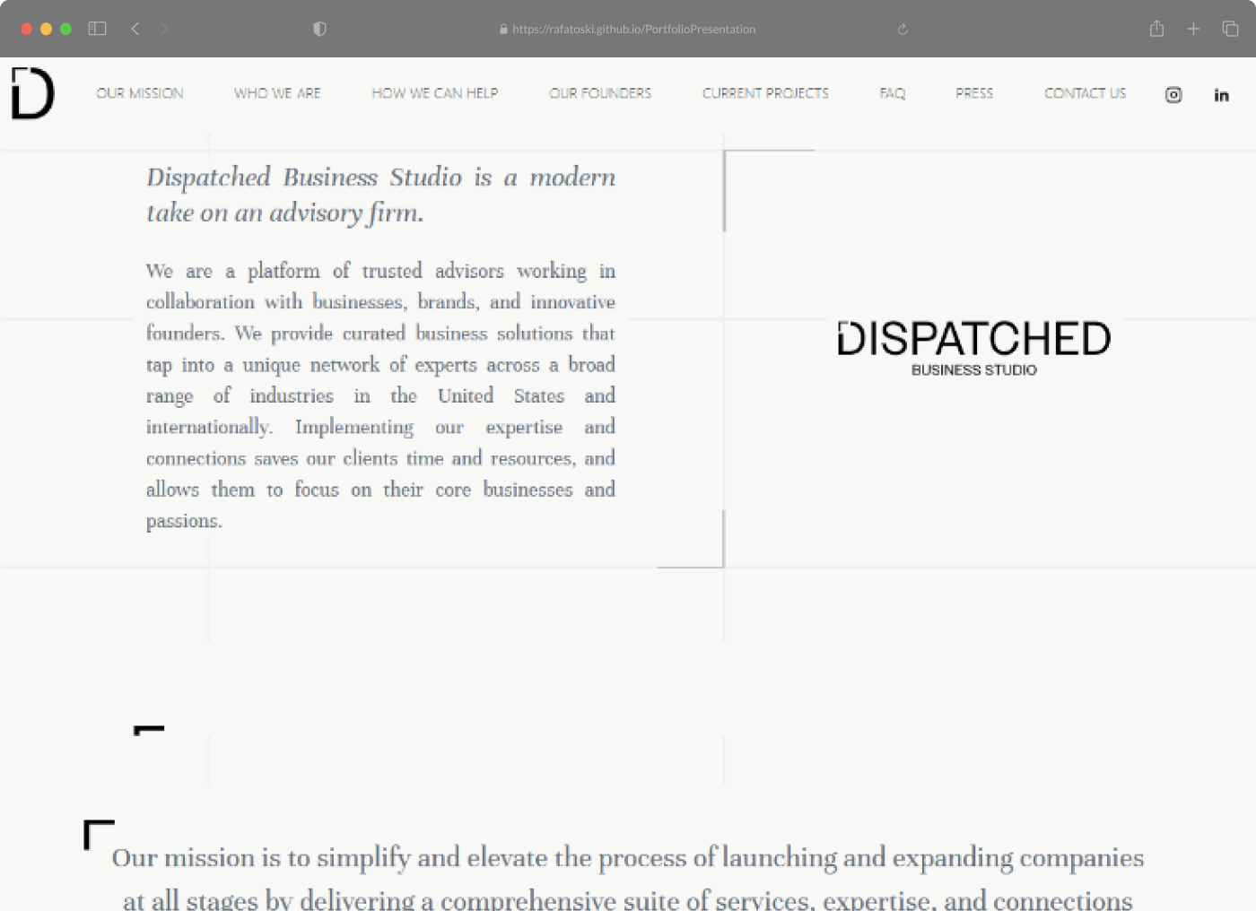 Dispatched
